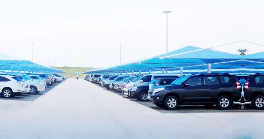 Entebbe-International-Airport-Uganda-car-parking