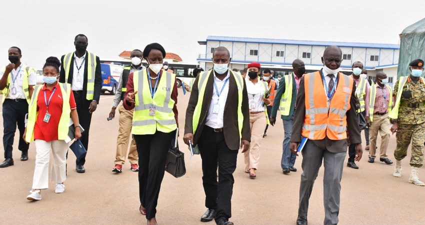 National-Air-Transport-Facilitation-Committee-Inspects-Entebbe-airport-Expansion-Projects