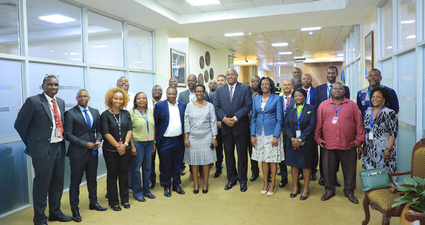 The Uganda Minister of Health meets Airline Officials over EBOLA